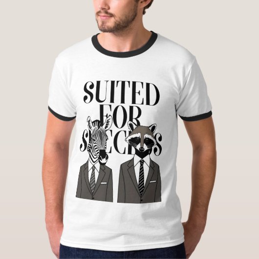 Wild at Heart: The Suited Elite Tee (Vorderseite)