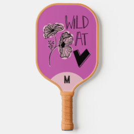 Wild At Heart Whimsical Pink Pickleball Paddle