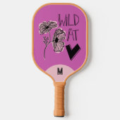 Wild At Heart Whimsical Pink Pickleball Paddle (Rückseite)