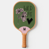 Wild At Heart Whimsical Pink Pickleball Paddle  (Rückseite)