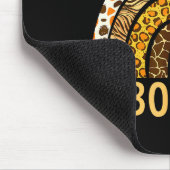 Wild auf das Lesen Leopard Regenbogen Buchliebhabe Mousepad (Ecke)
