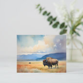 Wild auf der Wiese Postkarte (Stehend Vorderseite)