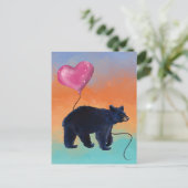 Wild auf dich postkarte (Stehend Vorderseite)