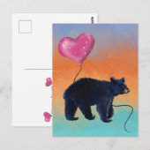 Wild auf dich postkarte (Vorne/Hinten)
