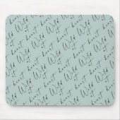 Wild auf Herz-Licht-Ebene Mousepad (Vorne)