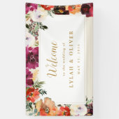 Wild Autumn Bouquet | Begrüßungsbanner Banner (Vertikal)