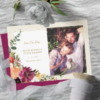 Wild Autumn Bouquet | Foto Save the Date kündigen