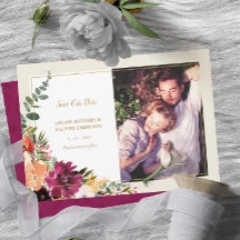 Wild Autumn Bouquet | Foto Save the Date kündigen