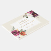 Wild Autumn Bouquet | Wedding Guest Book Gästebuch (Ecke)