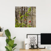 Wild Azalea Bush at Smoky Mountains Poster (Heimbüro)