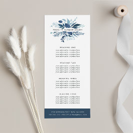 Wild Azure | Dienstleistungen oder Preisliste Werbekarte