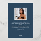 Wild Azure Foil Foto Abschluss Ankündigung (Rückseite)