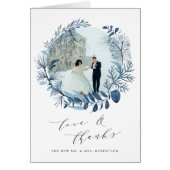 Wild Azure | Hochzeitsszenario Foto Vielen Dank (Vorne)