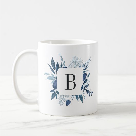 Wild Azure Monogram Kaffeetasse (Links)