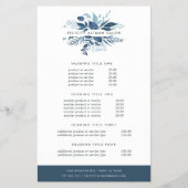 Wild Azure Pricing & Services Flyer (Vorne)