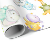 Wild Baby Animals Geschenkpapier (Rolleneckpunkt)