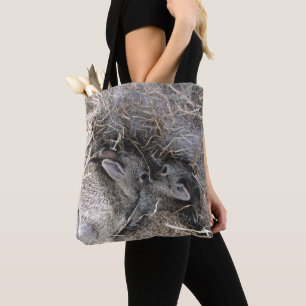 Wild Baby Bunnies Tote Bag Tasche
