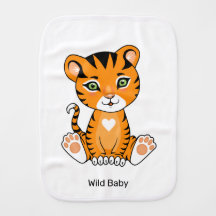 Wild Baby Tiger Animal Cartoon