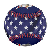 Wild-Bald-Adler, die amerikanische Flagge, Star Baseball (Rückseite)