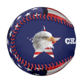 Wild-Bald-Adler, die amerikanische Flagge, Star Baseball (Vorderseite Links)