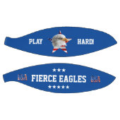 Wild-Bald-Adler, die amerikanische Flagge, Star Basketball (Panele)