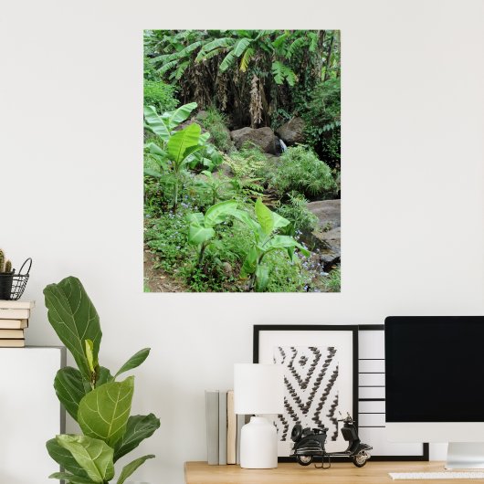 Wild Banana Trees Poster (Heimbüro)