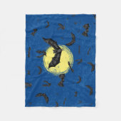 Wild Bat Swarm Fleecedecke (Vorderseite)