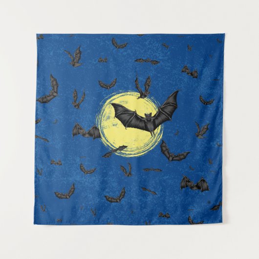 Wild Bat Swarm Wandteppich (Vorderseite)