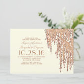 Wild-baum-elegantes Outdoor-Probe Einladung (Stehend Vorderseite)