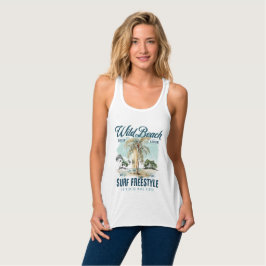 Wild Beach – Surf Freestyle Retro Beach Tank Top