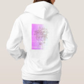 Wild & Beautiful Hoodie - Minimallinie Art mit In (Rückseite)