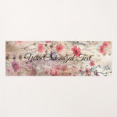 Wild Beauty Woven: Von Wildblumen gestaltet Yogamatte (Vorderseite (Horizontal))