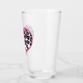 Wild bei Heart Leopard Print Glas (Links)