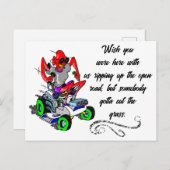 Wild bewegen X Aufkleber 2 Postkarte (Vorne/Hinten)