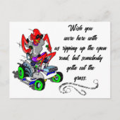 Wild bewegen X Aufkleber 2 Postkarte (Vorderseite)