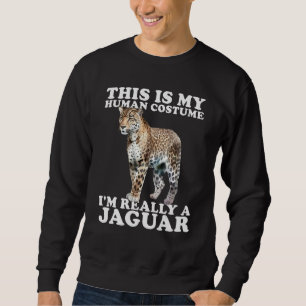 Wild Big Cat Jaguar Jungle Tier Wildlife Costume Sweatshirt