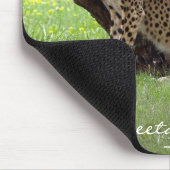 Wild Big Cats Tierliebhaber Design Mousepad (Ecke)