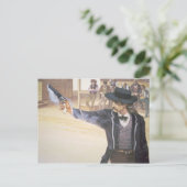 'Wild Bill' Hickok (1837-76) demonstriert seine Ma Postkarte (Stehend Vorderseite)