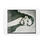 "Wild Bill" Hickok (b/w-Foto) Magnet (Horizontal)