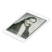"Wild Bill" Hickok (b/w-Foto) Magnet (Linke Seite)