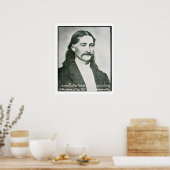 'Wild Bill' Hickok (b/w photo) Poster (Küche)
