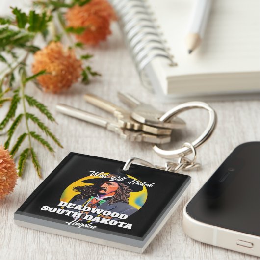 Wild Bill Hickok Deadwood Schlüsselanhänger (Vorderseite rechts)