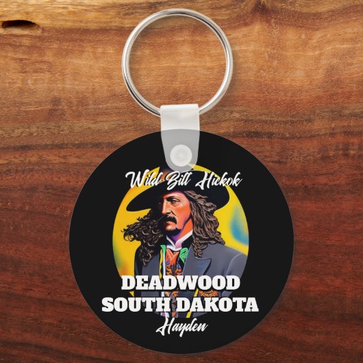 Wild Bill Hickok Deadwood Schlüsselanhänger (Vorderseite)