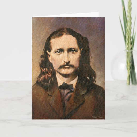 Wild Bill Hickok Greetings Card Karte (Vorderseite)