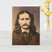 Wild Bill Hickok Greetings Card Karte (Gelbe Blume)
