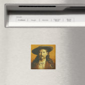 Wild Bill Hickok Illustration Magnet (In Situ (Geschirrspüler))