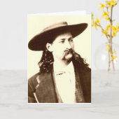 WILD BILL HICKOK KARTE (Gelbe Blume)