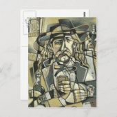 Wild Bill Hickok Kubismus Postcard Postkarte (Vorne/Hinten)
