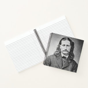 Wild Bill Hickok Old West Gunfighter und Marshal Notizblock