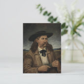 Wild Bill Hickok Painting Postkarte (Stehend Vorderseite)